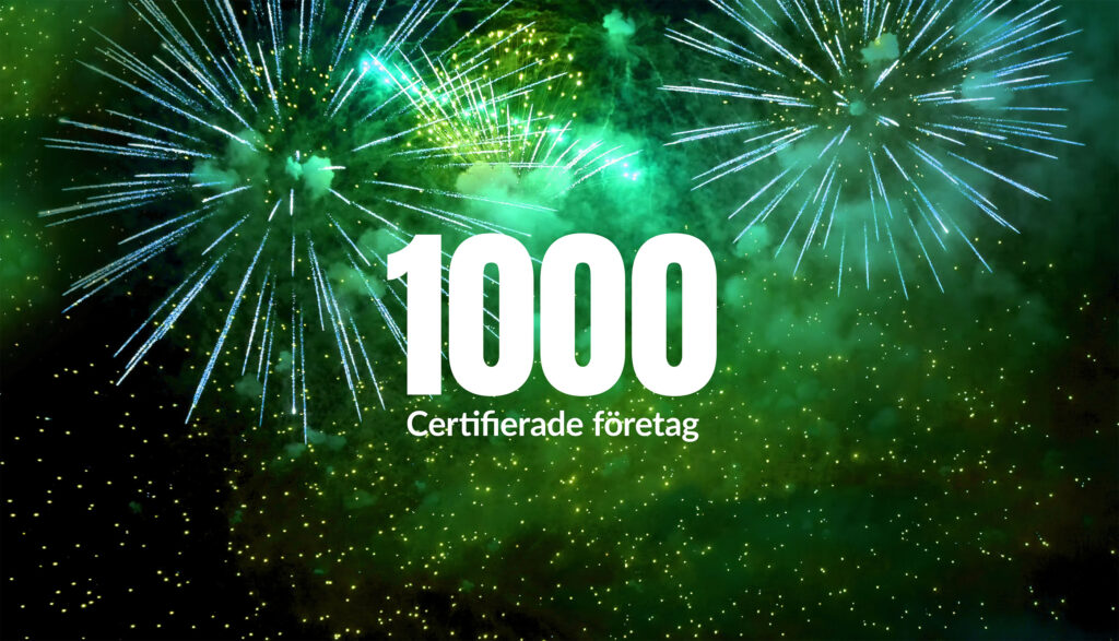 Fair Transport når 1000 certifierade företag